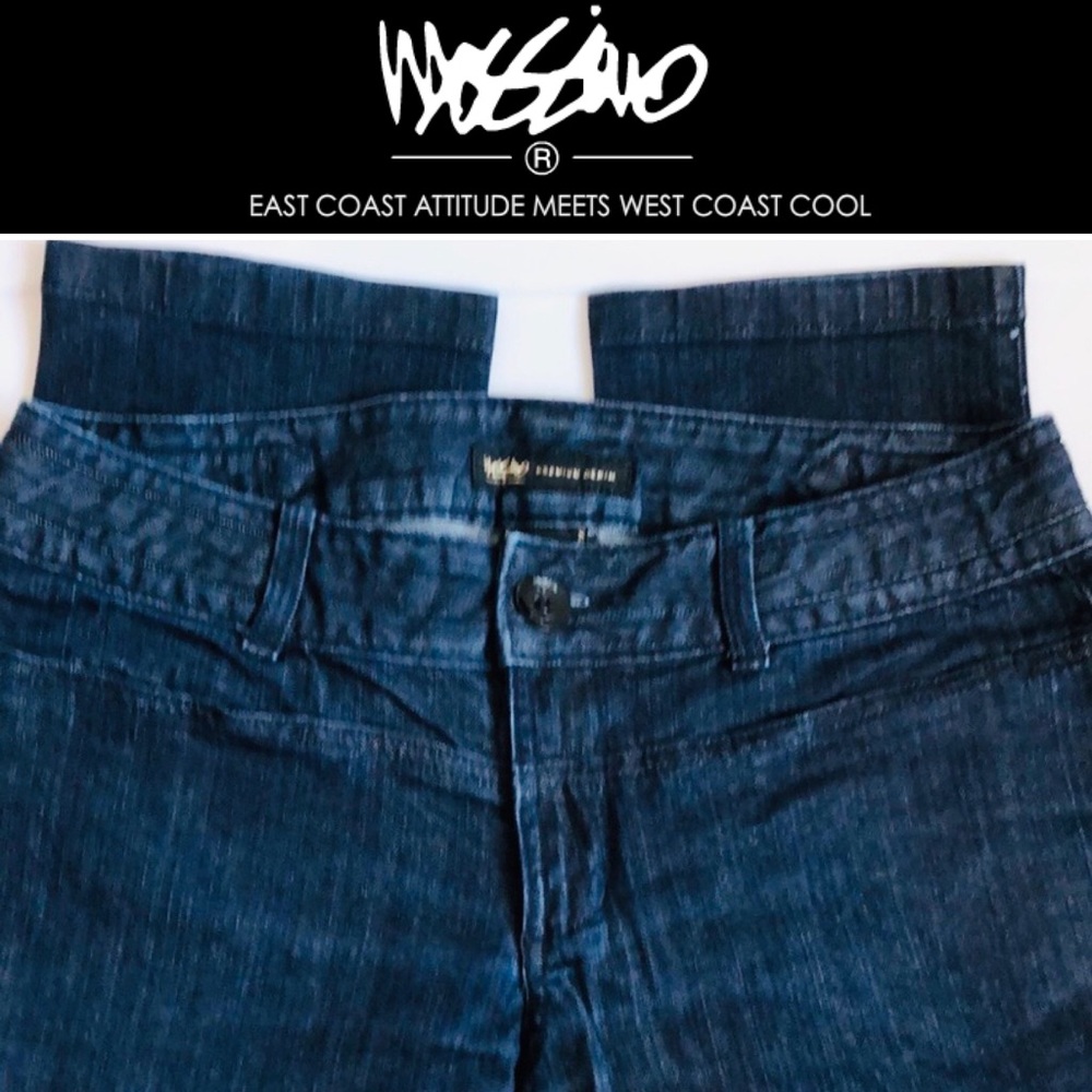 ♻️👖 Premium Denim Straight Leg Ankle Jeans Med Bl